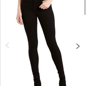 Levi’s Black Mile High Skinny Jeans